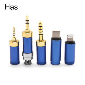 HAKUGEI AC Nuovissimo adattatore <span class=keywords><strong>per</strong></span> auricolari stereo placcato in oro con connettori audio bilanciati <span class=keywords><strong>per</strong></span> <span class=keywords><strong>cuffie</strong></span> - Product Image 1