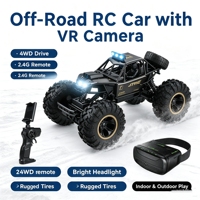 Voiture RC YT PFV 1:16 Télécommandée 2.4GHz avec Caméra, Véhicule Tout-Terrain en Alliage pour Crawler, avec Lunettes VR, Jouet RC