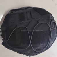 Housse de casque tactique personnalisée en usine, motif CP, maille en nylon respirante, cordon élastique, accessoire de chasse et d'entraînement