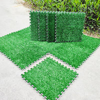 Baldosas de espuma de hierba de fábrica, alfombrillas sensoriales texturizadas, alfombra Artificial, césped, suelo interior y exterior