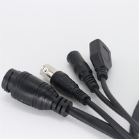 Câble CCTV RJ45 + DC + USB + BNC prend en charge toutes les AF-U de carte de caméra IP