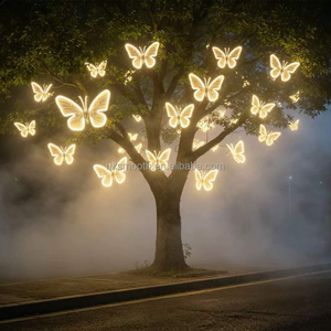 SMOOTH Custom Design Wedding Events Party Decoration <b>Light</b> Small Moving Wings Led Acrylic Butterfly - Product Image 1