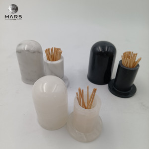 Caja de soporte para palillos de dientes de accesorios de mármol para la decoración del restaurante del café de la oficina en <span class=keywords><strong>el</strong></span> - Product Image 5