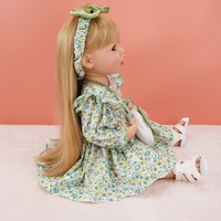 Playmate de silicona de cuerpo completo para bebé, de 22 pulgadas de muñeca Reborn juguete, Kit pintado para regalo de Boutique, venta al por mayor