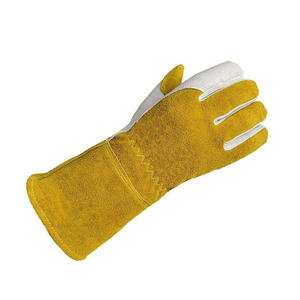 Nouveaux gants de soudage à la main en cuir de vachette, design dernier cri, résistants à la chaleur, pour travaux lourds, gants de sécurité pour soudeurs - Product Image 4