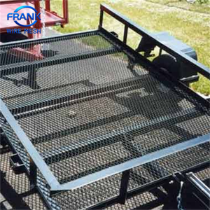 Grille en tôle perforée en aluminium galvanisé thermolaqué 4x8, maille plate, épaisseur 2 mm, pour soudure de remorque - Product Image 4