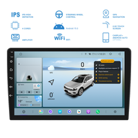 Radio Universal para Auto KZS T9 de 9/10 Pulgadas con Android 15, Reproductor de DVD, Car Play, BT, FM, Pantalla Táctil, para el Tablero