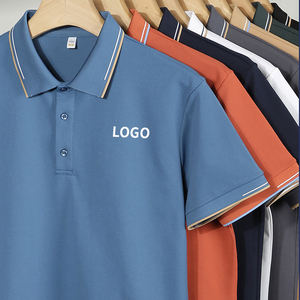 Vente en gros de t-shirts golf pour garçons uniformes de travail anti-rides en coton rose et respirant avec logo personnalisé de qualité supérieure - Product Image 1