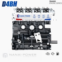 Moteur D4BH 2.5L Diesel Euro IV neuf, construction en aluminium, traction avant, garantie 6 ans, compatible avec le moteur Galloper