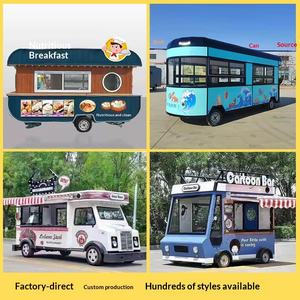 Chariot mobile multifonctionnel d'usine, chariot d'exposition mobile à quatre roues, chariot économique pour marché nocturne, chariot de restauration - Product Image 4