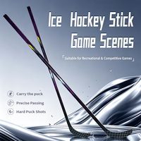 Bâton de hockey sur glace 100% fibre de carbone ultra léger 360 380g P92 P28 Courbe SR INT JR Flex Logo personnalisé OEM ODM Bâton de hockey sur glace