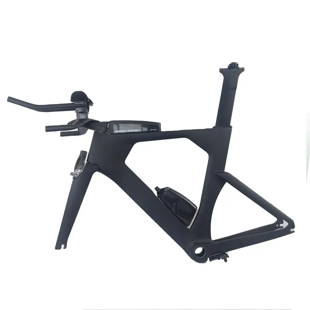 Quadro de freio de carbono para bicicleta bb386, novo design de liberação rápida 9*130mm v para triatlo tt