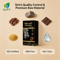 Résine de Shilajit en chocolat à marque privée OEM – Booste l'énergie, la vitalité et soutient le système immunitaire – Spécialement formulé pour les hommes