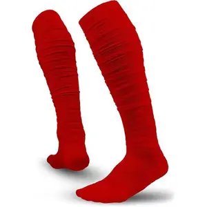 Özel yetişkin ter-emici kaymaz futbol süper uzun diz üzerinde futbol beyzbol hokey softbol spor çorapları