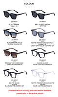 Lunettes de soleil tendance Partagas pour hommes, monture carrée souple en PC, protection UV400, avec logo personnalisé, vente en gros