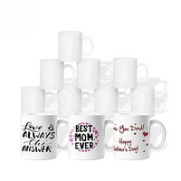 Fournisseur de Tasses à Sublimation en Gros Pas Cher 11 15 oz Tasse à Café en Céramique Blanche Vierge pour Sublimation