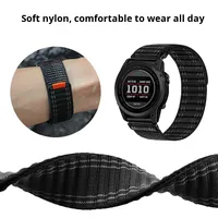 Garmin 22mm/26mm Correa Compatible con Garmin Fenix 8/7/6/E/7X/7S Series Nylon Loop Velcro Correa Patrón de onda al por mayor