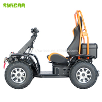 Go Kart Deportivo Todoterreno Eléctrico de 6000W con Tracción 2/4WD, Go Kart de Carreras, Buggy Todoterreno