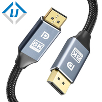 Câble DP 1.4 de 1m, 1.5m, 2m, 3m, 5m, Câble DP vers DP 8k 60hz 4k 144hz