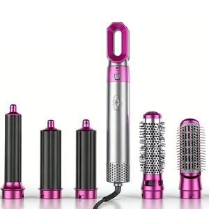Sèche-cheveux <span class=keywords><strong>brosse</strong></span> 5 en 1, styler à air chaud tout-en-un avec <span class=keywords><strong>brosse</strong></span> <span class=keywords><strong>soufflante</strong></span>, peigne à air chaud amélioré - Product Image 1