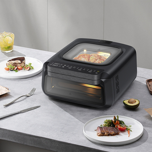 Forno Elettrico Digitale in Acciaio Inox, Capacità 13L, Controllo Touch, Finestra Visiva, 2100W, Macchina per Pizza, Friggitrice per Patatine Fritte, Friggitrice ad Aria - Product Image 2
