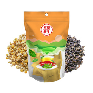 Sachets de tisane personnalisés à la lavande et à la camomille mélangés de marque privée OEM pour la santé - Product Image 1