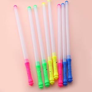 Bâton lumineux LED en plastique, couleurs unies, fluorescent, numérique, sept lumières, clignotant, pour décoration de fête, vente en gros - Product Image 5