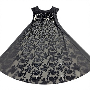 A.K.TRENDY COLECTION Ensemble 3 pièces en Spandex Écologique pour Femme, Broderie Florale, Style Luxe, Tenue Traditionnelle - Product Image 4