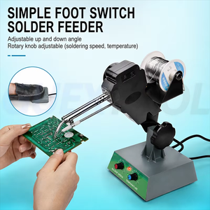 Machine à souder automatique chargeur de fil à souder réglable avec pédale pour outil de réparation électronique - Product Image 3