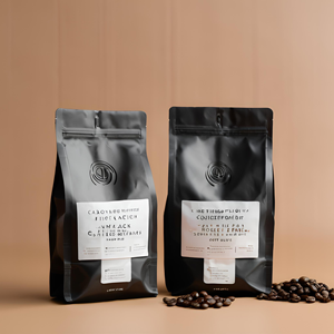 Özel Logo <span class=keywords><strong>Premium</strong></span> 10oz 15oz PE kahve fermuarlı çantalar dik duran poşetler kahve çekirdekleri için düşük adedi şeker ve <span class=keywords><strong>Pet</strong></span> gıda için - Product Image 2