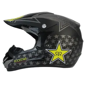 Capacete de motocicleta masculino, de alta qualidade, para corrida, fechado, material abs, motocross