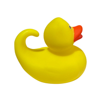Vente en gros de mini canard en caoutchouc de 3 pouces avec logo personnalisé Canard de bain en vinyle en vrac pour enfants Jeux amusants Fête Piscine Pêche Carnaval