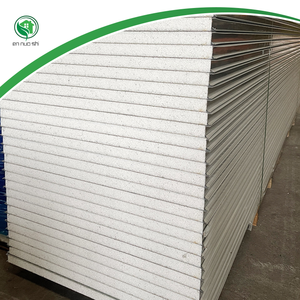 Fabricante de tableros sándwich para techos Paneles sándwich de lana de roca de aislamiento de pared de techo - Product Image 5