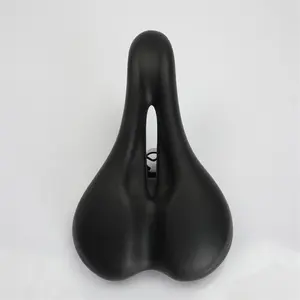 China supplier black PU leather bicycle saddle super light comfortable bike seats for city bike bicycle seat saddle