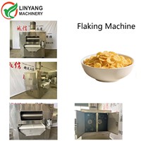 Machine de fabrication de flocons de maïs/flocons d'avoine de qualité supérieure/machine à floconner le soja, ligne de production de céréales pour le petit-déjeuner