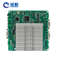 OEM 8th Gen Celeron J4125 nano-itx Motherboard 2 Lan 6 * COM VGA/HD mesin penjual otomatis X86 papan induk PC Panel industri tanam