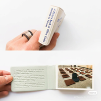 Libro en Miniatura Personalizado, Mini Libro de Bolsillo, Impresión de Libros en Miniatura, Personalización OEM de Fábrica, Diario de Bolsillo con Nudo Chino Verde Jade