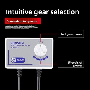 Pompa Sommergibile a Frequenza Variabile DC 24V <span class=keywords><strong>Sen</strong></span> JDP-3500 220V, Pompa ad Alto Flusso Regolabile per Acquario - Product Image 3