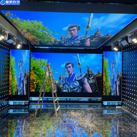 Écran vidéo LED Jumbotron Pushun à 4 faces, mur vidéo pour événements en intérieur, pas de pixel de 2,5 mm, affichage en libre-service pour ascenseur commercial