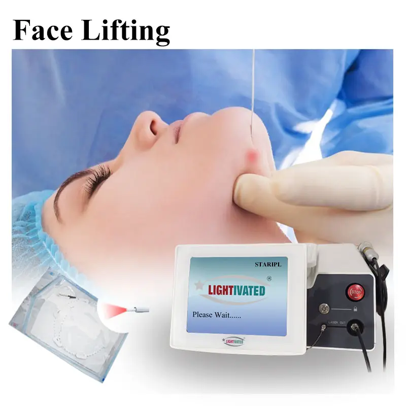 1470 endolaser láser facial de doble onda 980 liposucción lipólisis pérdida de peso fibra Disolución de grasa dispositivo quirúrgico para estética