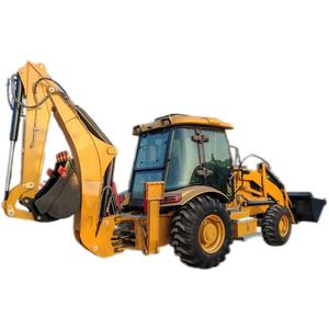 Retroexcavadora CAT 420F 4x4 Usada Original con Brazo Telescópico y Cucharón 4 en 1, Maquinaria de Construcción Multifuncional - Product Image 1