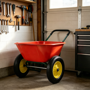 Chariot à deux roues <span class=keywords><strong>pour</strong></span> charges lourdes WB4511P, capacité de 150 kg, <span class=keywords><strong>pour</strong></span> les constructeurs, les agriculteurs et les équipes de travaux paysagers - Product Image 1