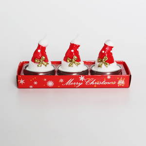クリスマスミニキャンドルライトギフトセット卸売、サンタ、ツリー＆雪だるまのクリスマスデコレーションキャンドル、ロマンチックな祝祭用テーブルオーナメント - Product Image 6
