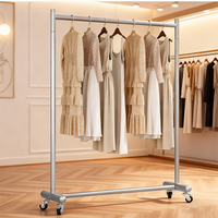 Présentoir de magasin de vêtements MR01 facile à installer Présentoir de vêtements pour femmes Présentoir de vêtements Supports amovibles en acier durable