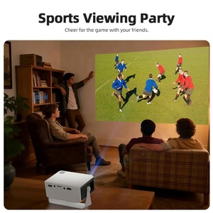 Proyector AUN 2026 para Niños con Protección Ocular, Compatible con iPhone, Duplicación de Pantalla por Cable, 720P HD, Mini Cine en Casa, Portátil, Multimedia - Product Image 2