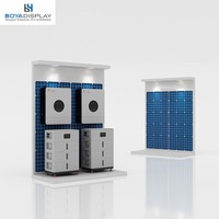 Étagère murale de présentation d'énergie solaire pour appareils électriques