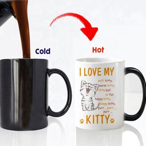 Taza de café que cambia de Color, promoción de regalos de Navidad, <span class=keywords><strong>tazas</strong></span> mágicas de 11oz - Product Image 6