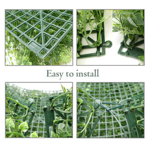 Almacén de EE. UU. Entrega directa China Nueva llegada IVY Wall Grass Panel de pared Planta <span class=keywords><strong>artificial</strong></span> Wall Grass Setos de boj artificiales - Product Image 5