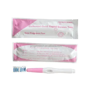 Genaue einstufige HCG kolloidale Gold-Schnelltest Mid stream Easy Pregnancy Fertility Pen