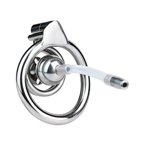 Dispositivo de Castidad Masculino FRRK de Acero Inoxidable 304, Catéter Uretral, Cinturón de Bondage, Anillo de Castidad, Jaula para Pene - Product Image 4